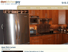 Tablet Screenshot of dsmkitchenguy.com